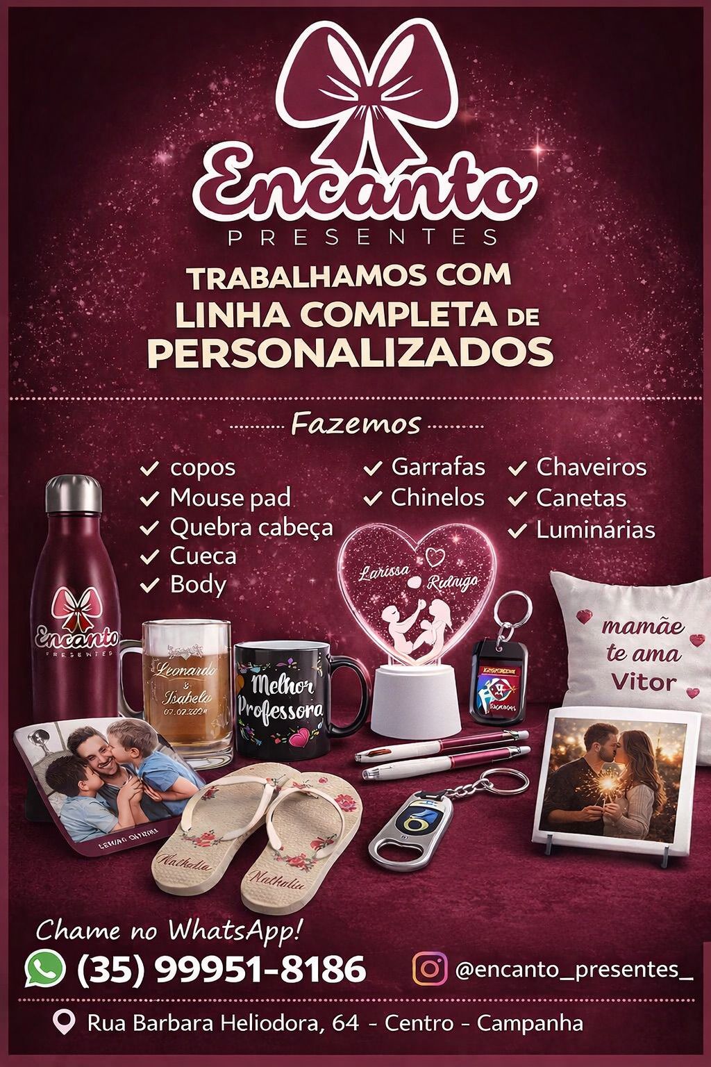 ENCANTO PRESENTES PERSONALIZADOS